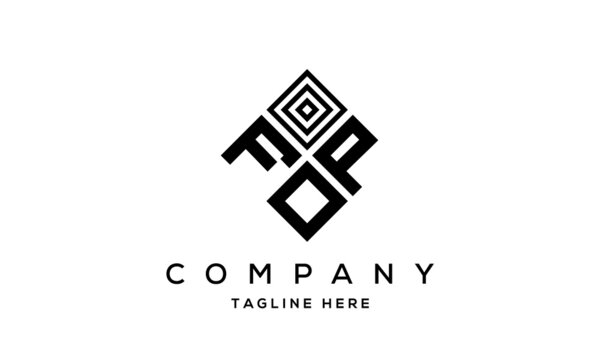 creative square FPO three latter logo vector