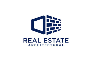 Letter D for Real Estate Remodeling Logo. Construction Architecture Building Logo Design Template Element.