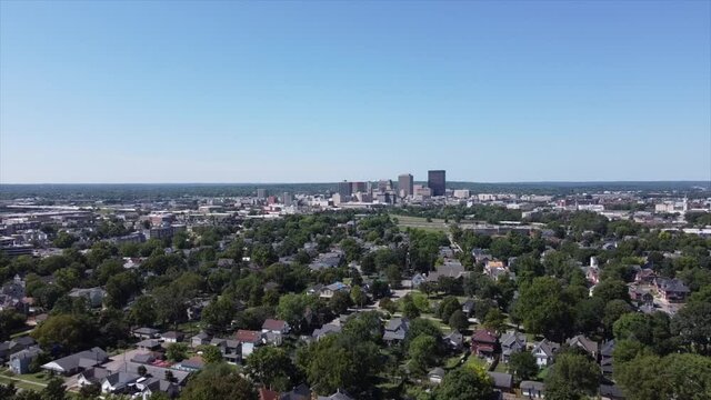 Flying towards Dayton, Ohio