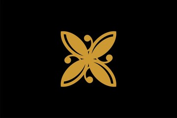 Harvest logo design vector. Leaf circle abstract design for an agriculture company.