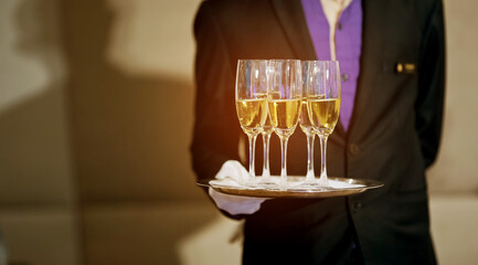 cocktail glass on the table, night party, celebration, glass water
