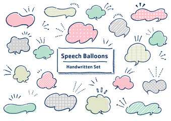 手書きの吹き出し