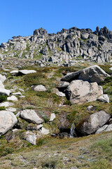 rocks in the mountains