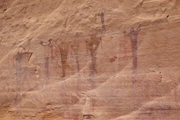 Pictographs In San Rafael Swell