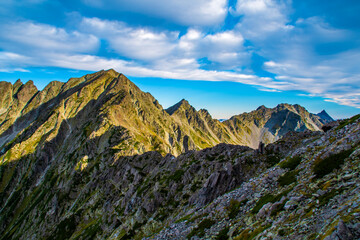 長野県　前穂高岳山頂から望む絶景　