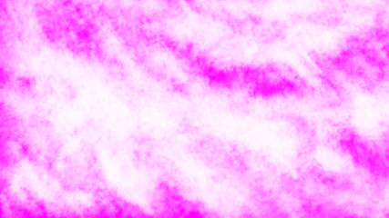 abstract painting of white clouds on a soft pink background.