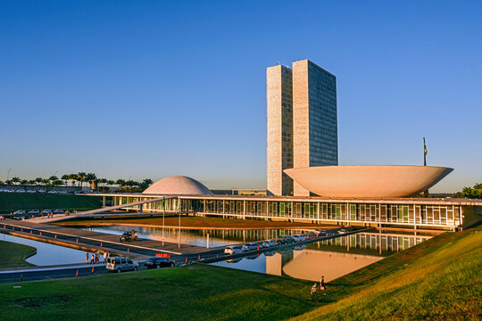 Edificio do Congresso Nacional em Brasília. Distrito Federal.