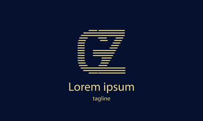 Premium vector alphabet letter simple minimalist logo design template