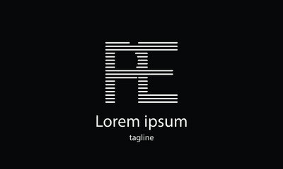 Premium vector alphabet letter simple minimalist logo design template