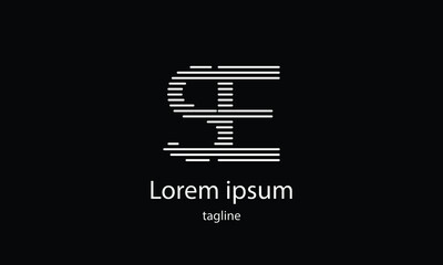 Premium vector alphabet letter simple minimalist logo design template