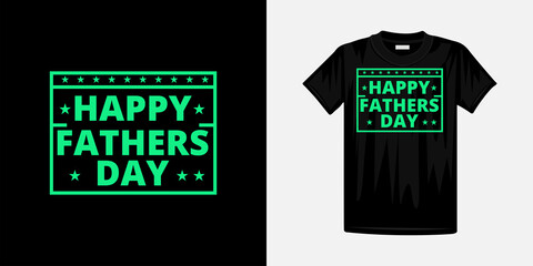 Happy father's day typography premium t-shirt design. Famous quotes t-shirt design.