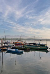 Fototapeta premium boats in the harbor