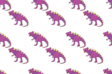 pattern with interesting doodles on colorfil background. Pano. Raster illustration.