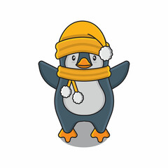 cute penguin vector