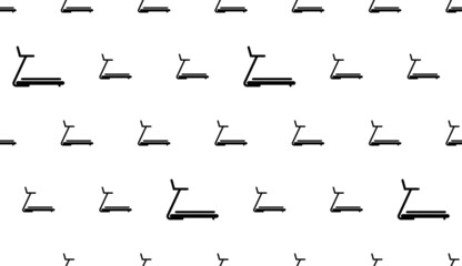 Treadmill Icon Seamless Pattern M_2109001