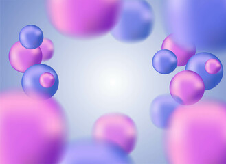 Abstract. Medical or Science background . Colorful molecule background. Vector.