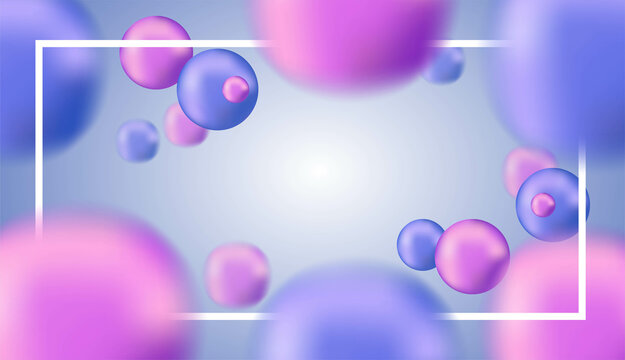 Abstract. Medical or Science background . Colorful molecule background. Vector. © lim_pix