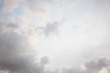 gray clouds against the background of the morning sky, dawn.