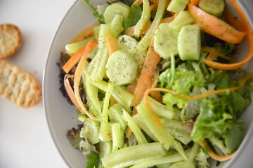 Fresh salads Healthy food