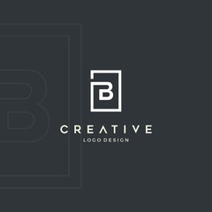 Logo initial monogram letter 