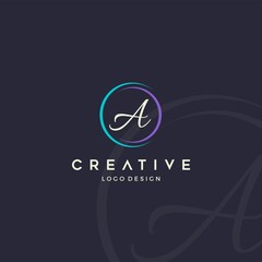 Logo initial monogram letter 