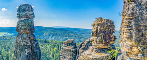 Barbarine - Wandern Sächsische Schweiz Pfaffenstein Elbsandsteingebirge