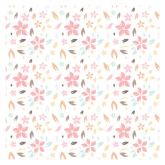 seamless pattern with flowers