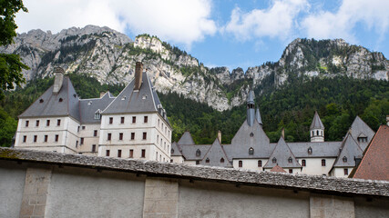 Monastery of the Chartreuse monks in the Alps in France