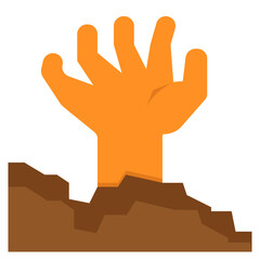 Obraz premium evil flat icon