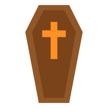 coffin flat icon