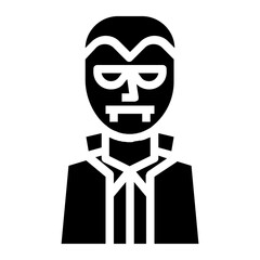 dracula glyph icon