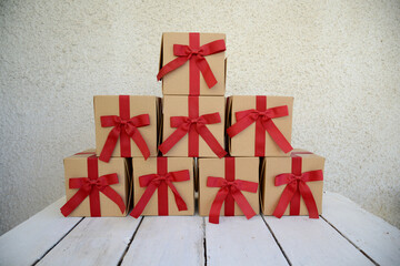 Gift box, shopping for holidays and celebrations