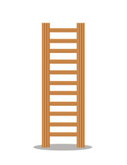 Long Wooden Step Ladder