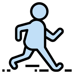running line icon