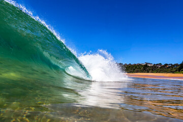 Breaking Wave at Surf Beach