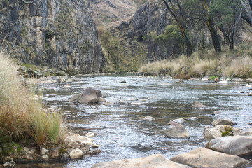 river in the mountains