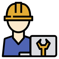 engineering line icon