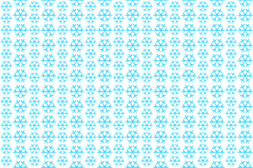 snowflakes on a white background, seamless pattern for printing design