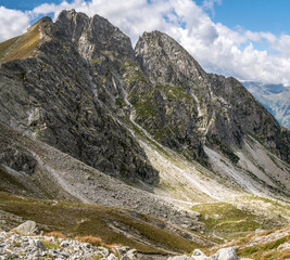 Ifinger peak (PIcco Ivigna) in South Tyol . Südtirol - Trentino Alto Adige - near Merano - Meran Italy Europe - obrazy, fototapety, plakaty