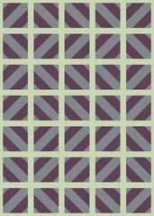 Abstract Geometric Pattern generative computational art illustration