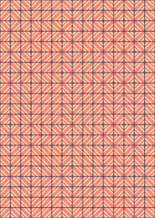 Abstract Geometric Pattern generative computational art illustration