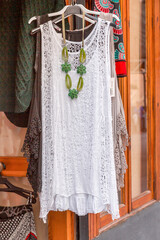 White Dress Andalusia South Of Spain Travel Impression