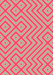 Abstract Geometric Pattern generative computational art illustration