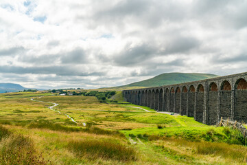 Fototapeta na wymiar Ribblehead Viaduct, Yorkshire Dales