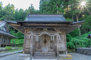Fototapeta premium 長滝白山神社・長瀧寺
