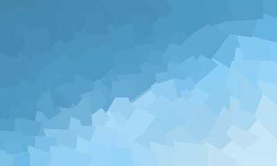 Background, abstract, of polygons, blue gradient.