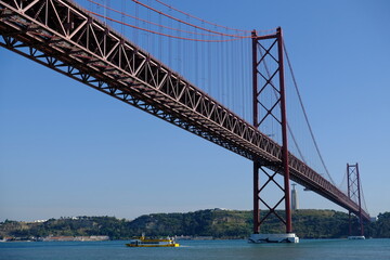 Portugal Lisbon - Ponte 25 de Abril suspension bridge