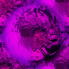 Fototapeta premium Seamless purple background with liquid textures. Beautiful wavy abstraction with smooth lines. Vibration on the liquid.