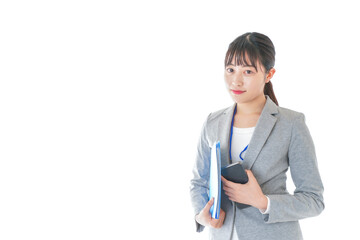 オフィスで働く若いビジネスウーマン