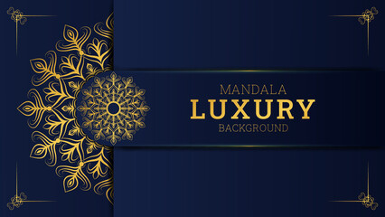 Luxury mandala background with golden arabesque pattern arabic islamic east style.decorative mandala for print, poster, cover, brochure, flyer, banner, post, design.